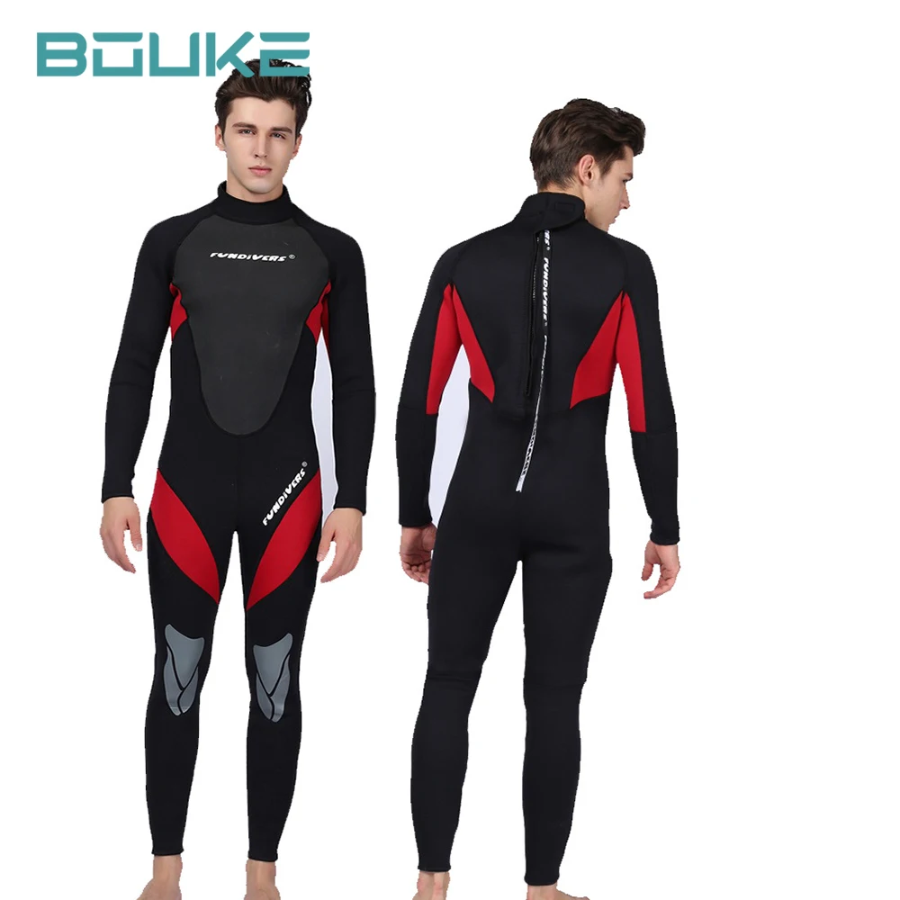 DivingSuit3mmMenFullBodysuitWetsuitWomenUVProtectionThermal