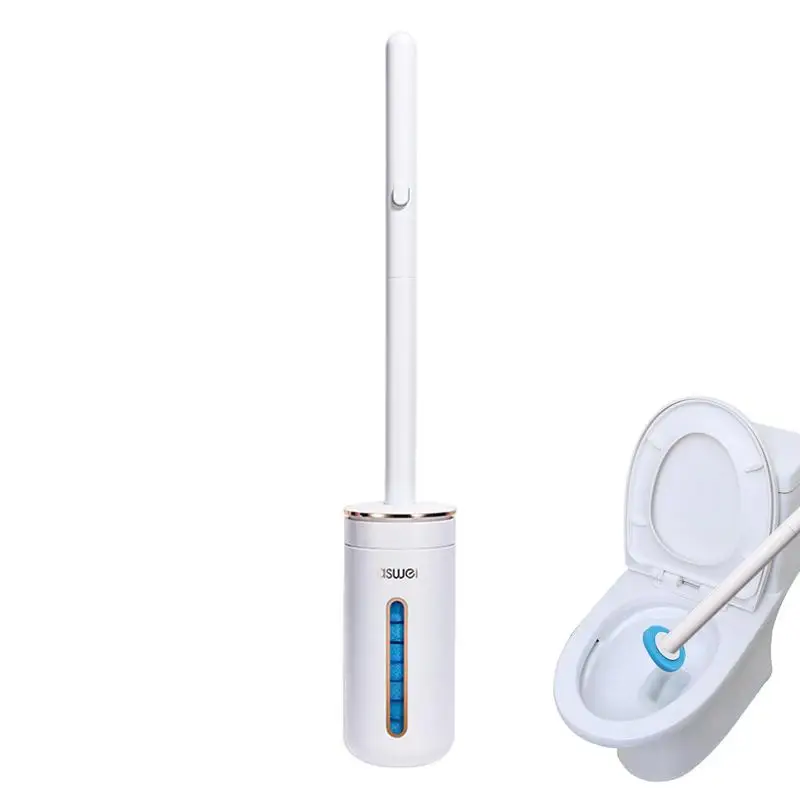 

Toilet Bowl Cleaner Cleaning Wand Scrubber For Toilet Portable Wand & Refills Cleaning System Kit Keep Your Toilet Clean Easily