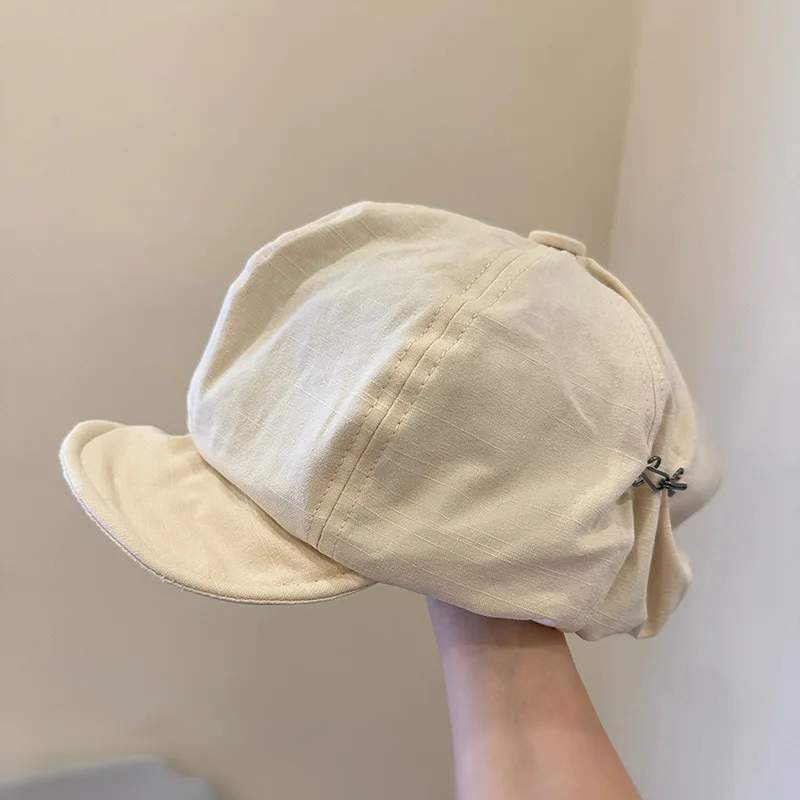 beret hat newsboy cap newsboy hat casual hat Harajuku Retro Style Oversized Berets Caps for Women in Spring Summer Fashion Versatile Casual Short-brimmed Newsboy Hats