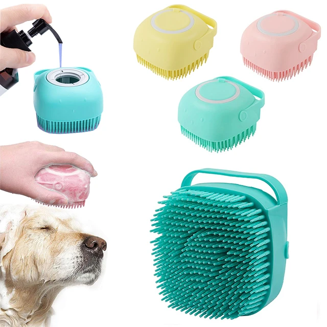 Silicone Dog Bath Massage Gloves Brush  Silicone Dog Grooming Supplies -  Silicone - Aliexpress