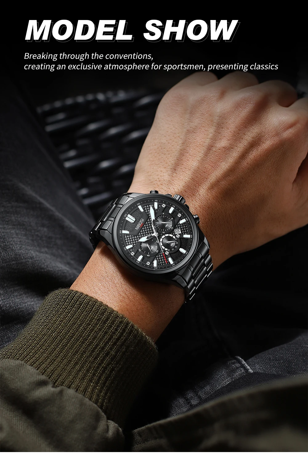 Men's & Stainless Watch 2512 Nibosi
