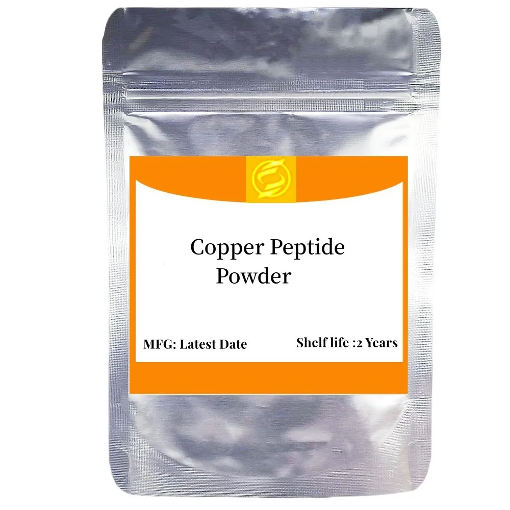 

Blue Copper Peptide Powder Improve skin GHK-Cu Glycyl-l-histidyl-l-lysine Cosmetic raw material