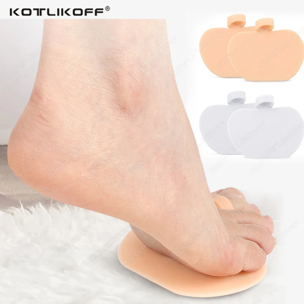 Women Gel Forefoot Insert Cushion Pads Silicone Foot Pain Relief Pads For High Heels Sandals Soft Absorbs Shock