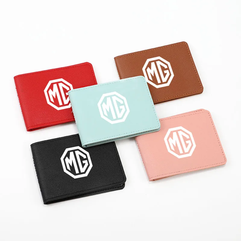 Premium Leather Car Logo ID Document Holder Card Cover