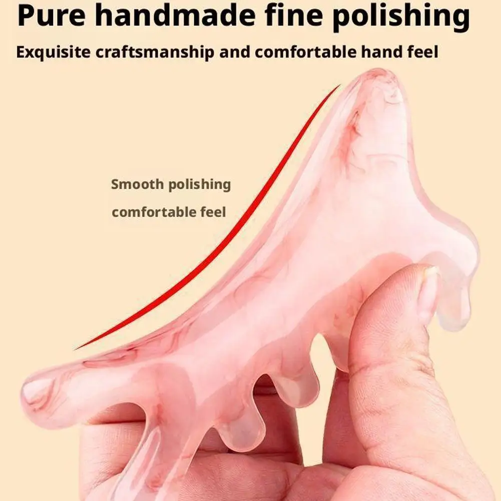 Resin Massage Comb for Scalp Therapy and Hair Care