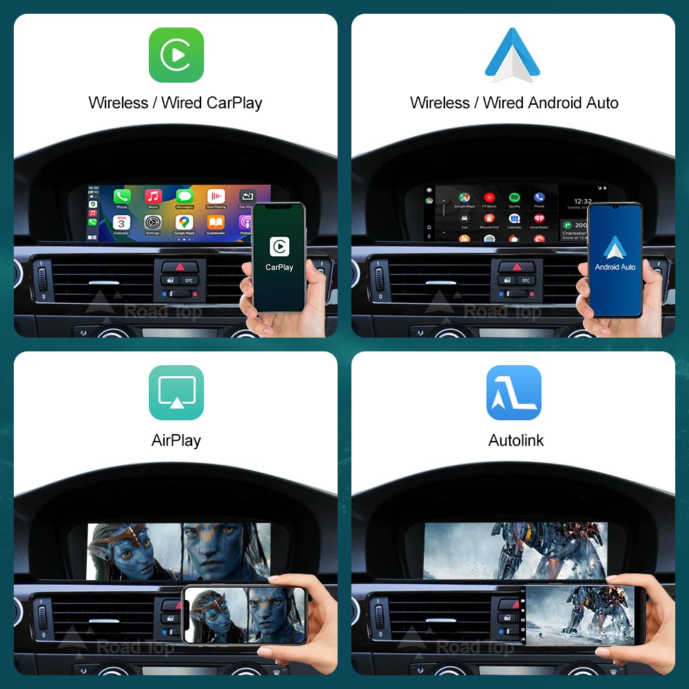 DAB 9&ANDROID 14 CarPlay Touchscreen Autoradio NAVI DSP WiFi Für 3er DAB 9&ANDROID 14 CarPlay Touchscreen Autoradio NAVI DSP WiFi Für 3er