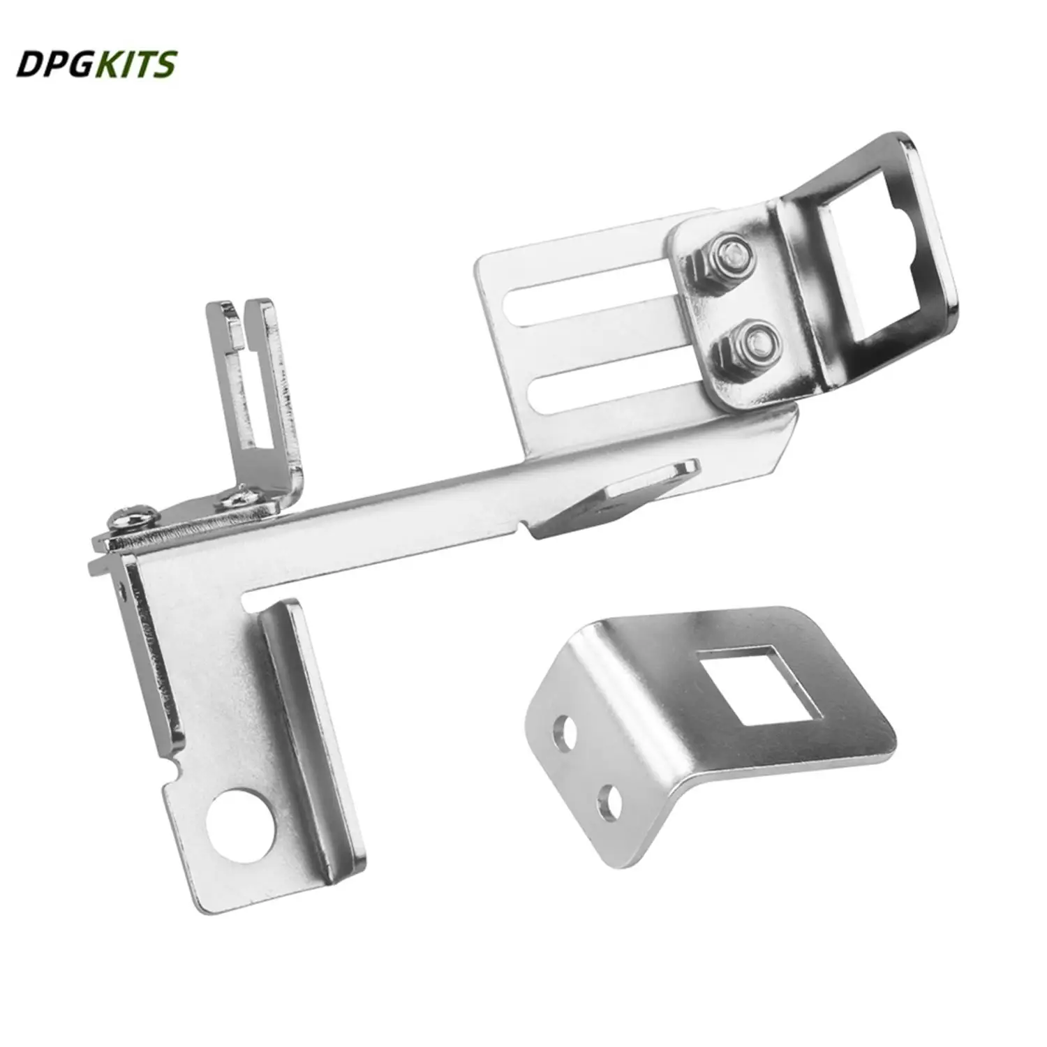 Chrome Gm Throttle Cable Kickdown Bracket for Chevy SBC BBC Holley Kick