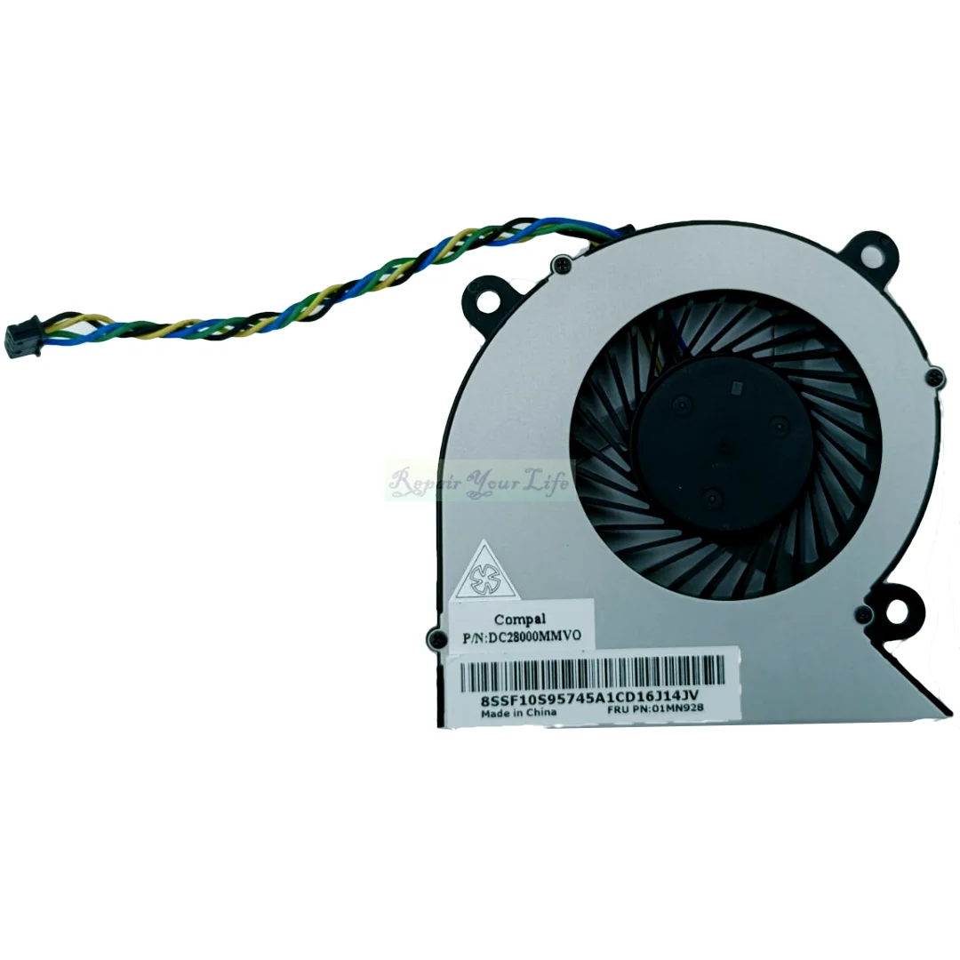 Aio Cpu Ventilador de Refrigeração para Lenovo All-in-one pc Cooler Fãs Lenovo A34024iwl A340-24igm 22igm 01mn928 Sf10s95745 Dc28000 Mmd0
