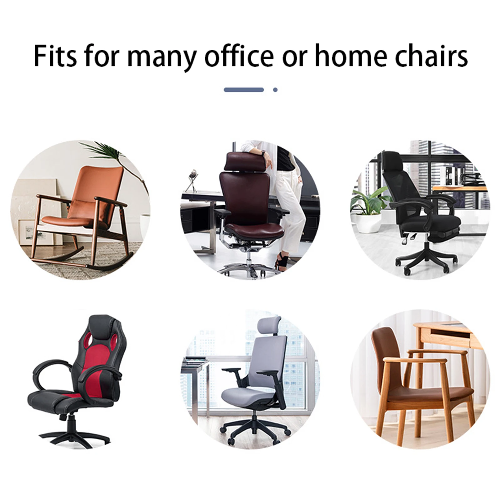 Ergonomic Office Chair Armrest Cushion with Detachable Cover