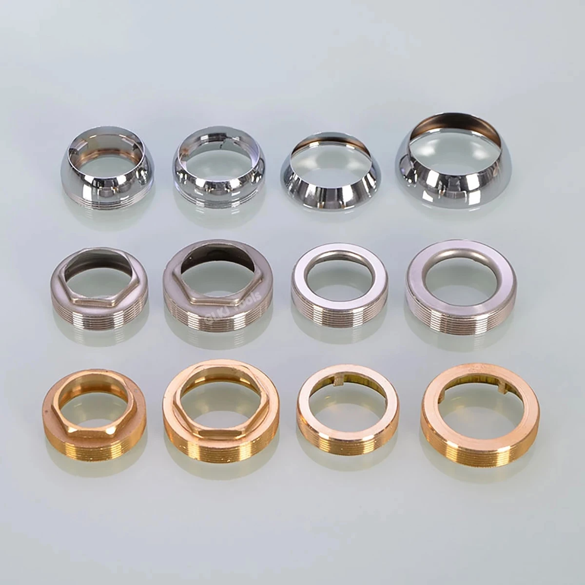 

1PCS 35/40mm Faucet Spool Gland Kitchen Basin Faucet Fitting Shower Fixing Cap Copper Cover Bowl Decorative cover