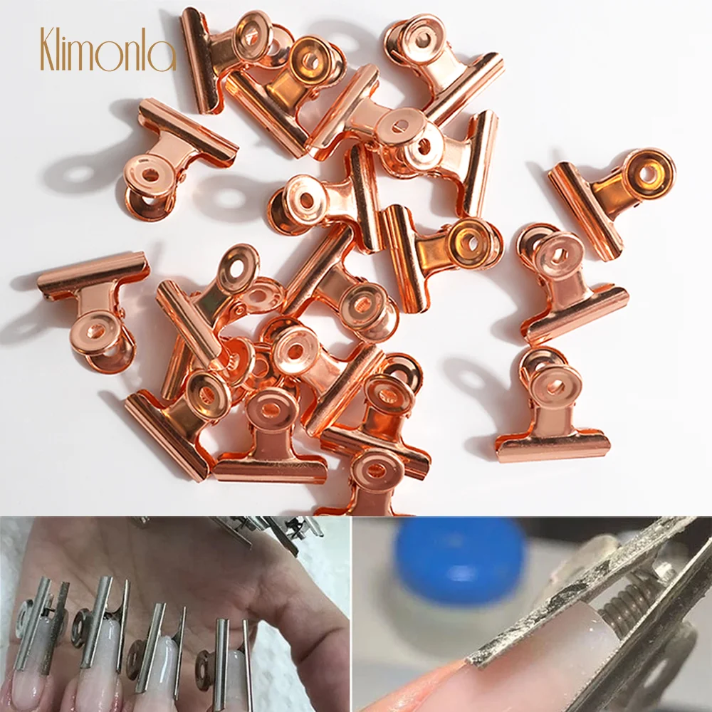 

5pcs Russian C Curve Nail Pinching Clips French Nail Form Tips Stainless Steel Nails Pinchers Nail Art Multi Function Tools