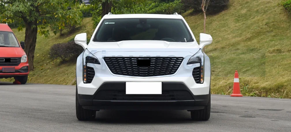 Front Bumper Fog Light Grille Fog Cover For Cadillac XT4-Lamp Cover Bezel Replacement