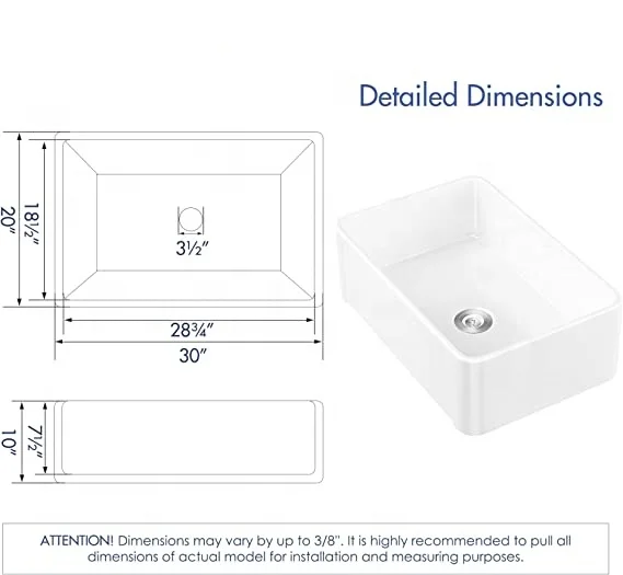 อ่างล้างจานครัวทรงสี่เหลี่ยมผืนผ้าแบบติดตั้งด้านหน้า ขายดีอันดับต้นๆ 3 อ่างล้างจานครัวทรงสี่เหลี่ยมผืนผ้าแบบติดตั้งด้านหน้า ขายดีอันดับต้นๆ 3