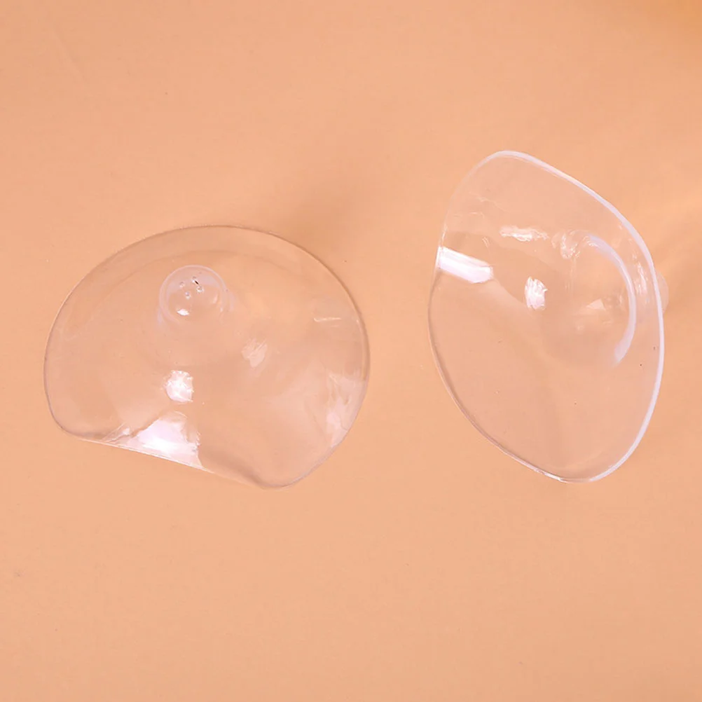2pcs Breastfeeding Shield Semicircle Silicone Protector Nursing Cover Dust Proof Storage Case Safe Non Practical Use