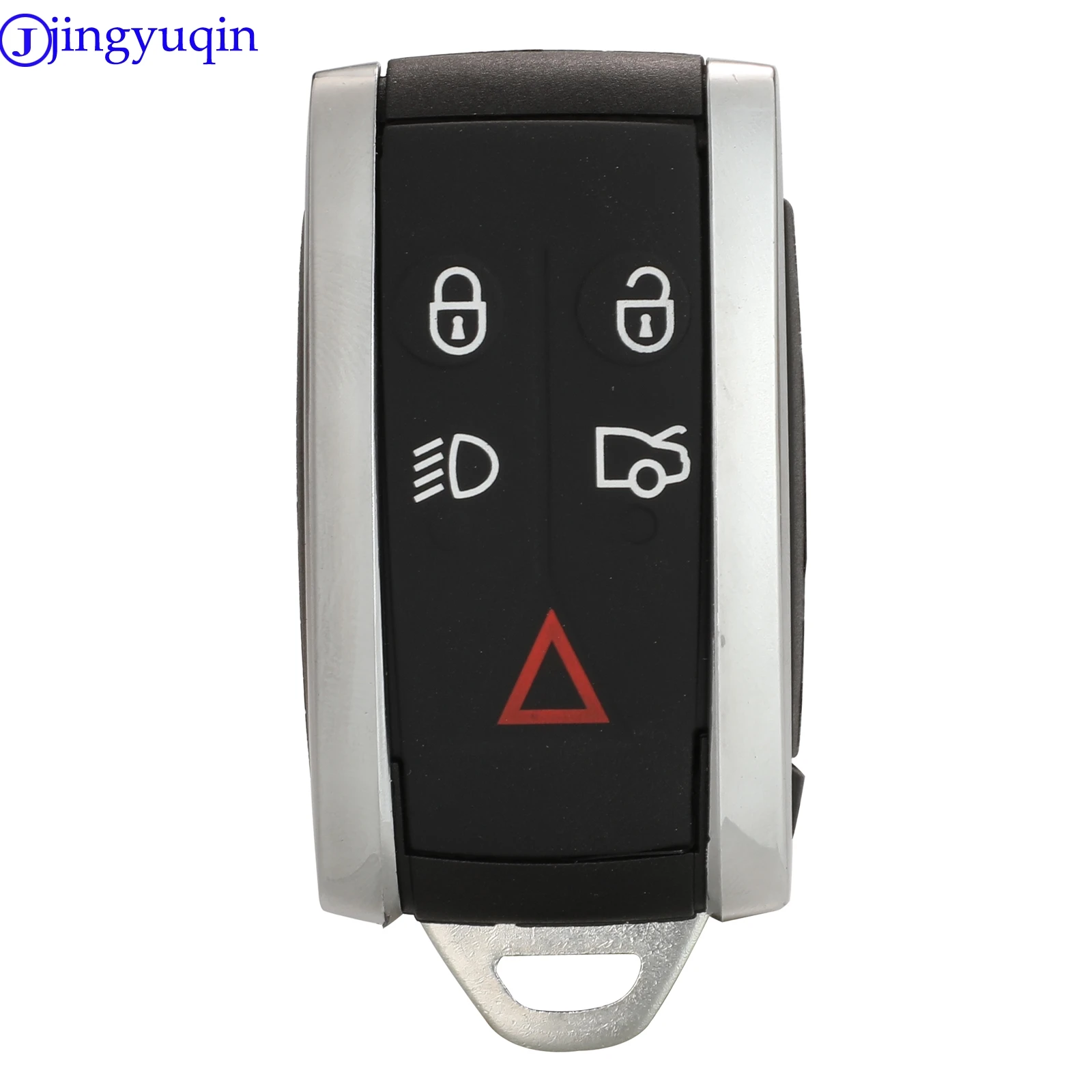 Remote Key Case Cover For Jaguar X XF XK XKR 5 Buttons Smart Prox Key Fob Shell Case Housing + Blade