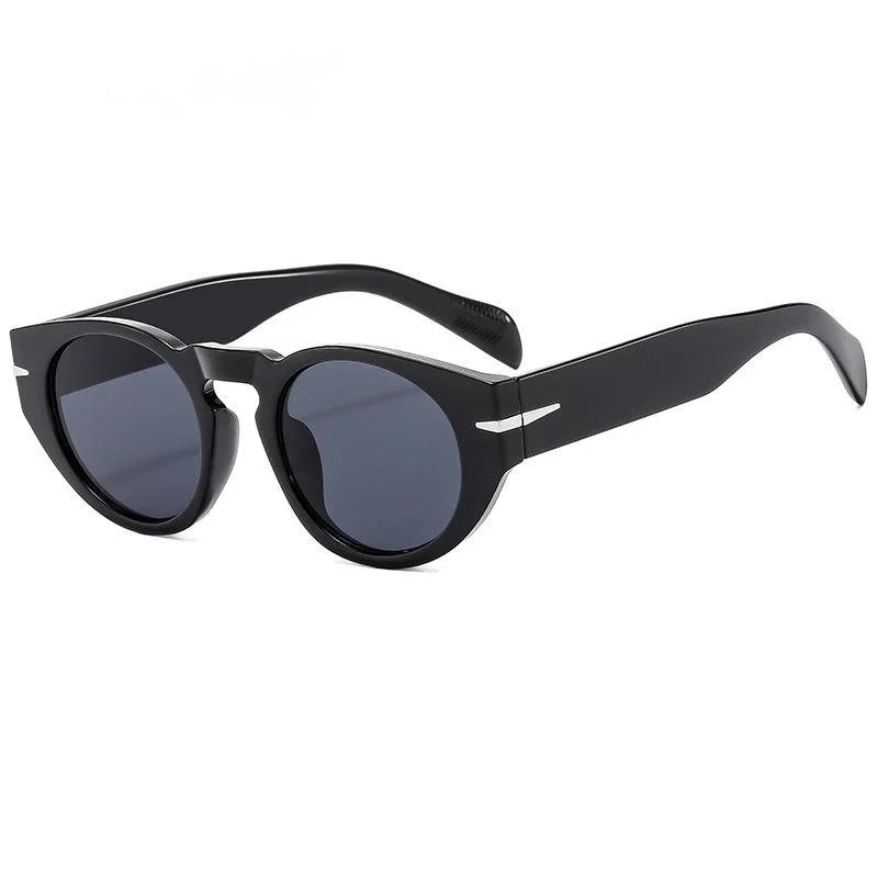 2023 New Fashionable Round Wide Leg Sun Men's Sunscreen Driving Sunglasses Cross Border European and American Fashion Sunglasses_voghion.com