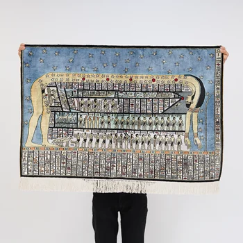 YILONG 2x3' 300Line Handcraft Carpet Handmade Ancient Egypt Silk Area Rug (LH108A)