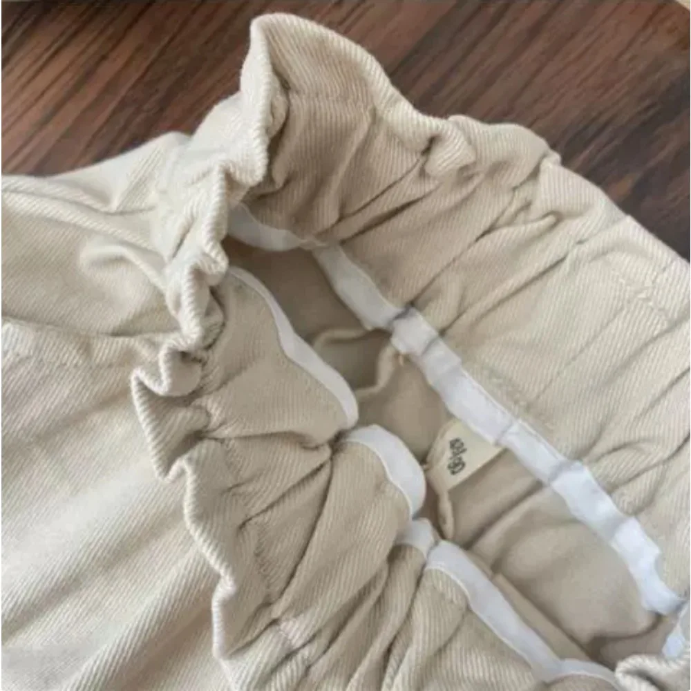 Girls' Casual Pants Flower Embroidery Trousers 5