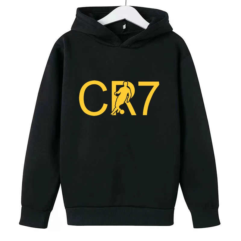 

Kids Pullover Coat Top Charming Idol Clothing Fall/Winter Hoodie CR7 Boys Girls 3-12 Years Old New Year Gift Casual Sportswear