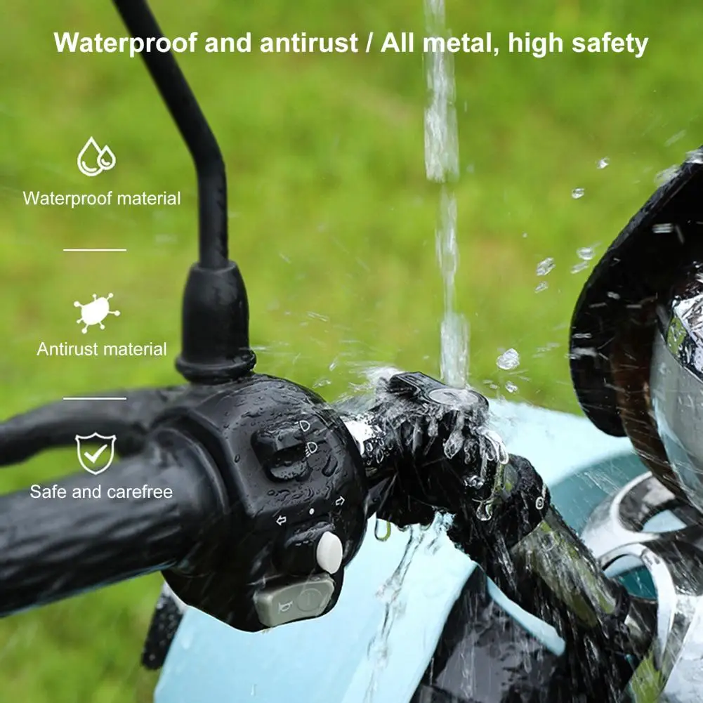 

Велосипедный замок, металлический однотонный водонепроницаемый высокопрочный Противоугонный замок для шлема, аксессуары для велоспорта