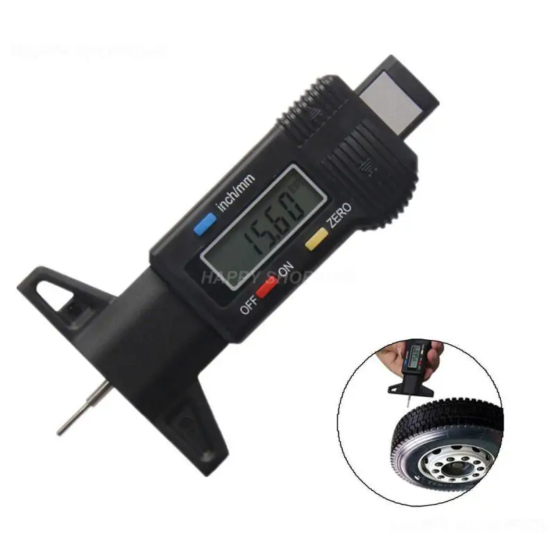 

Depth Gauge Sturdy Durable Design Accurate Measurement Easy To Use Versatile Heavy-duty Depth Gauge Tire Tread Efficient