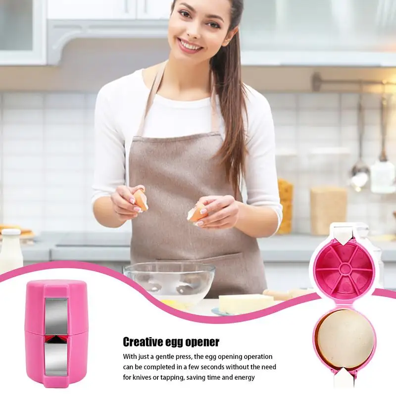 Egg Opener Creative Shell Cutter for Kitchen Breakfast Removing Shell eggshell separator egg cracker tool