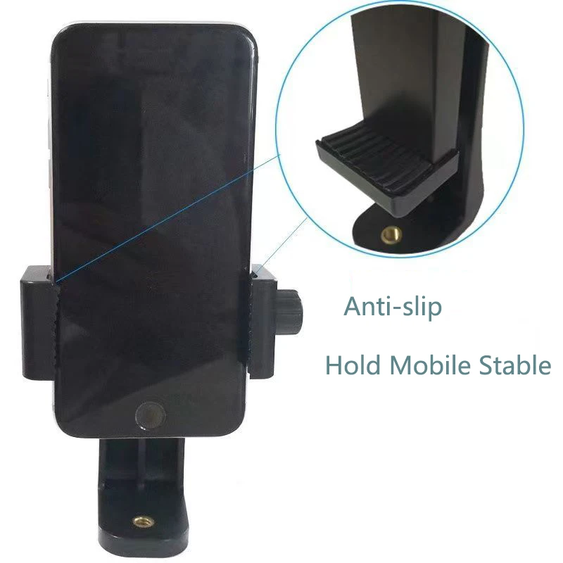 Handy Halter Halterung Adapter für Stativ 1/4 "Smartphone Handy Clip Halterung Drehbare Ständer für Iphone Samsung – Detail 6