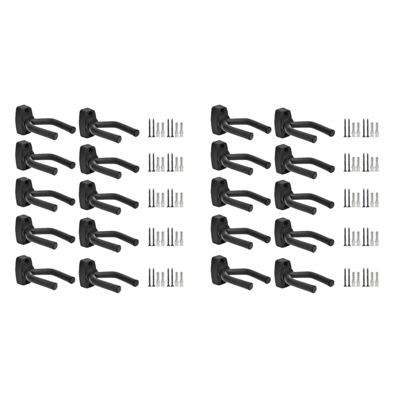 

20Pcs Guitar Accessories Guitar Hook Short Hook Ukulele Wall Hook Guitar Wall Guitar Metal Hanger