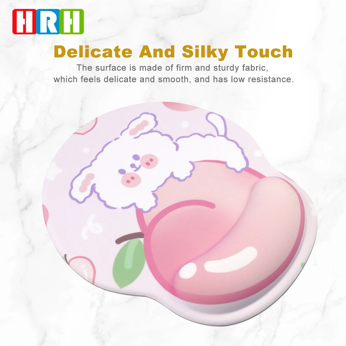 

HRH Silicone Cartoon Cute Animal silicone Wrist mouse pad Manufacturing Promotional Custom Gaming Mouse Pad Mat Wrist Support
