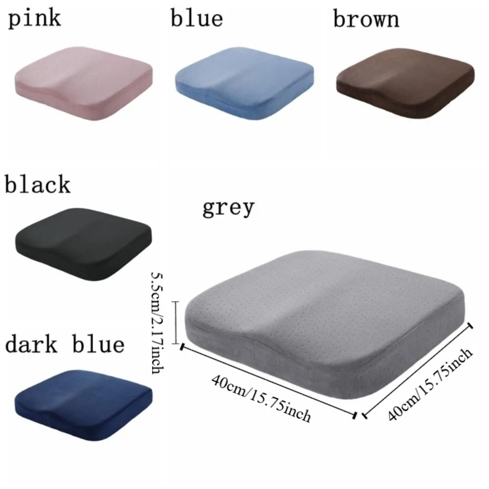 Ergonomic Design High Resilience Cushion Ultra Soft Breathable Tailbone Pillow High Resilience Anti-Slip Car Seat Cushion