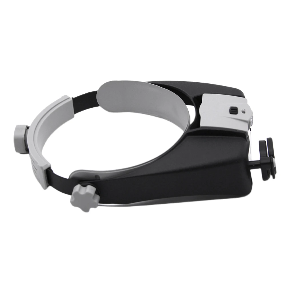 Head Mount Magnifier Glasses 1.5X 1.5X 6X 8X Loupe Helmet Magnifying Glass Hands Free Magnifier for Reading Jewelry Watch Repair