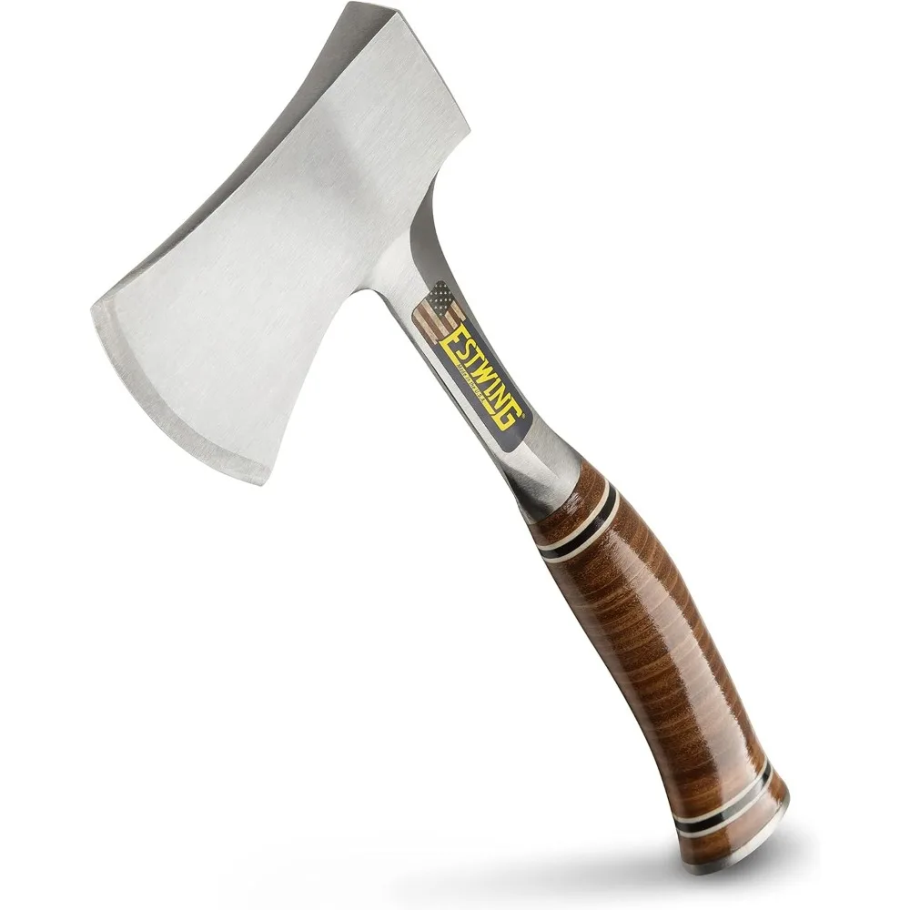 

Sportsman's Axe - 14" Camping Hatchet with Forged Steel Construction & Genuine Leather Grip - E24A