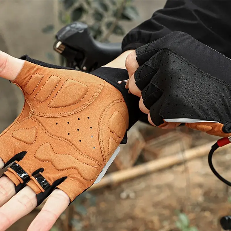 WEST BIKING Sports Bike Gloves Half Finger Men Women MTB Cycling Gloves Running Fitness Gym Riding Motorcycle Bicycle Gloves