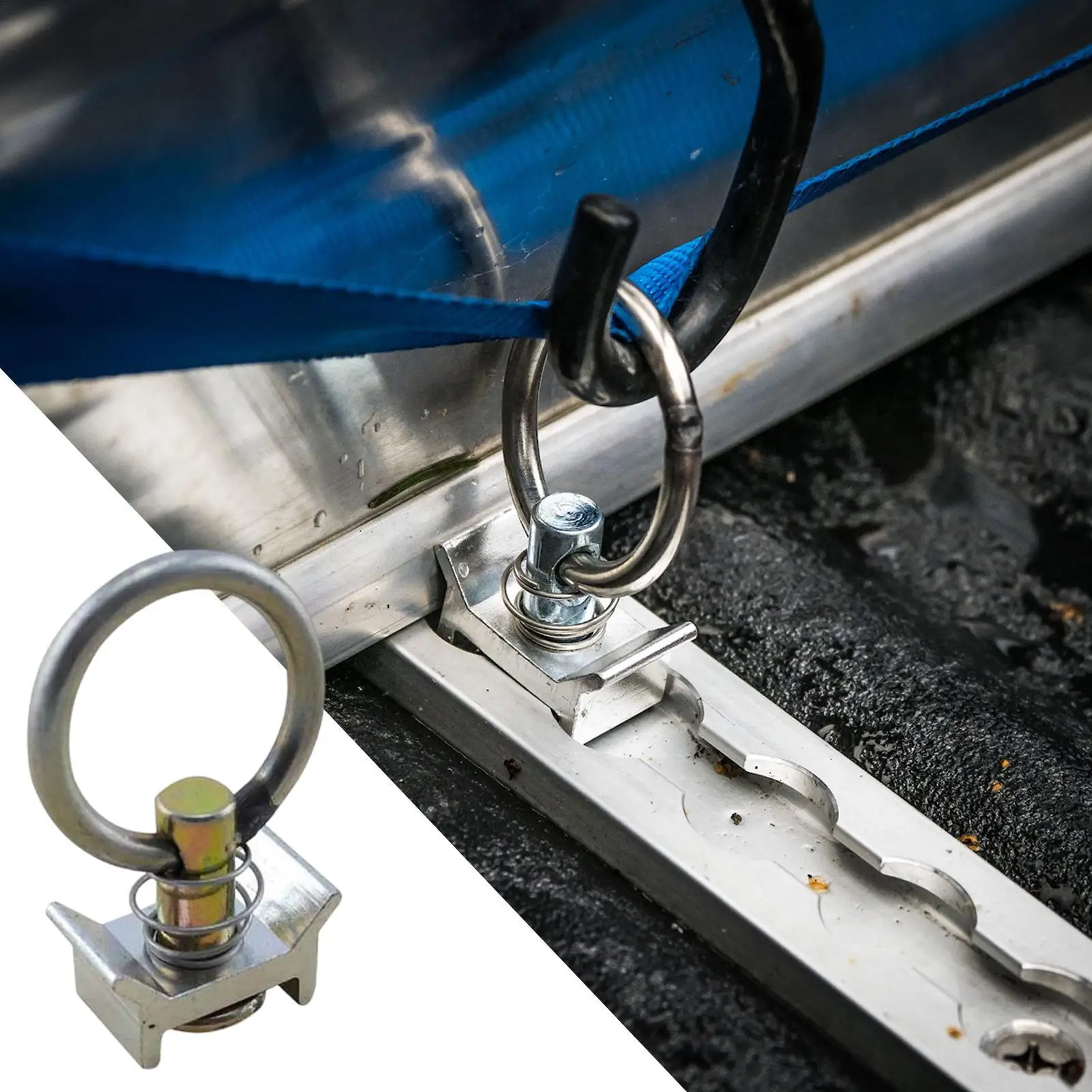 Rail de fixation en aluminium pour remorque