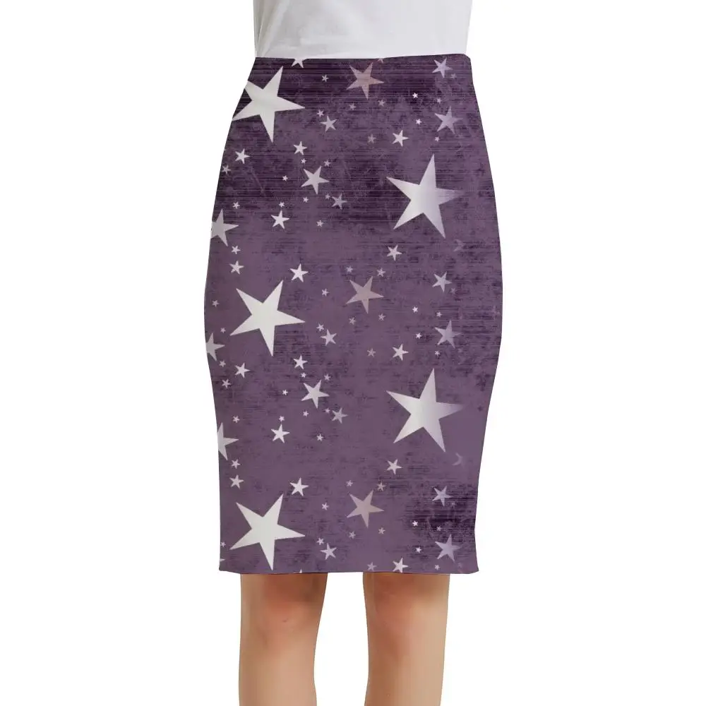 

KYKU Brand Star Skirts Women Dizziness 3d Skirt Dark Office Harajuku Sundresses Sexy Ladies Skirts Womens summer Anime Korean