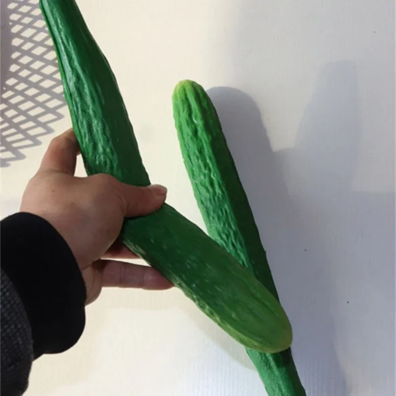 Realistic Simulation Vegetables Ornament Soft And Safe Artificial Fake Aubergine Cucumber Ornament Replicas for Display,vegetable ornaments
