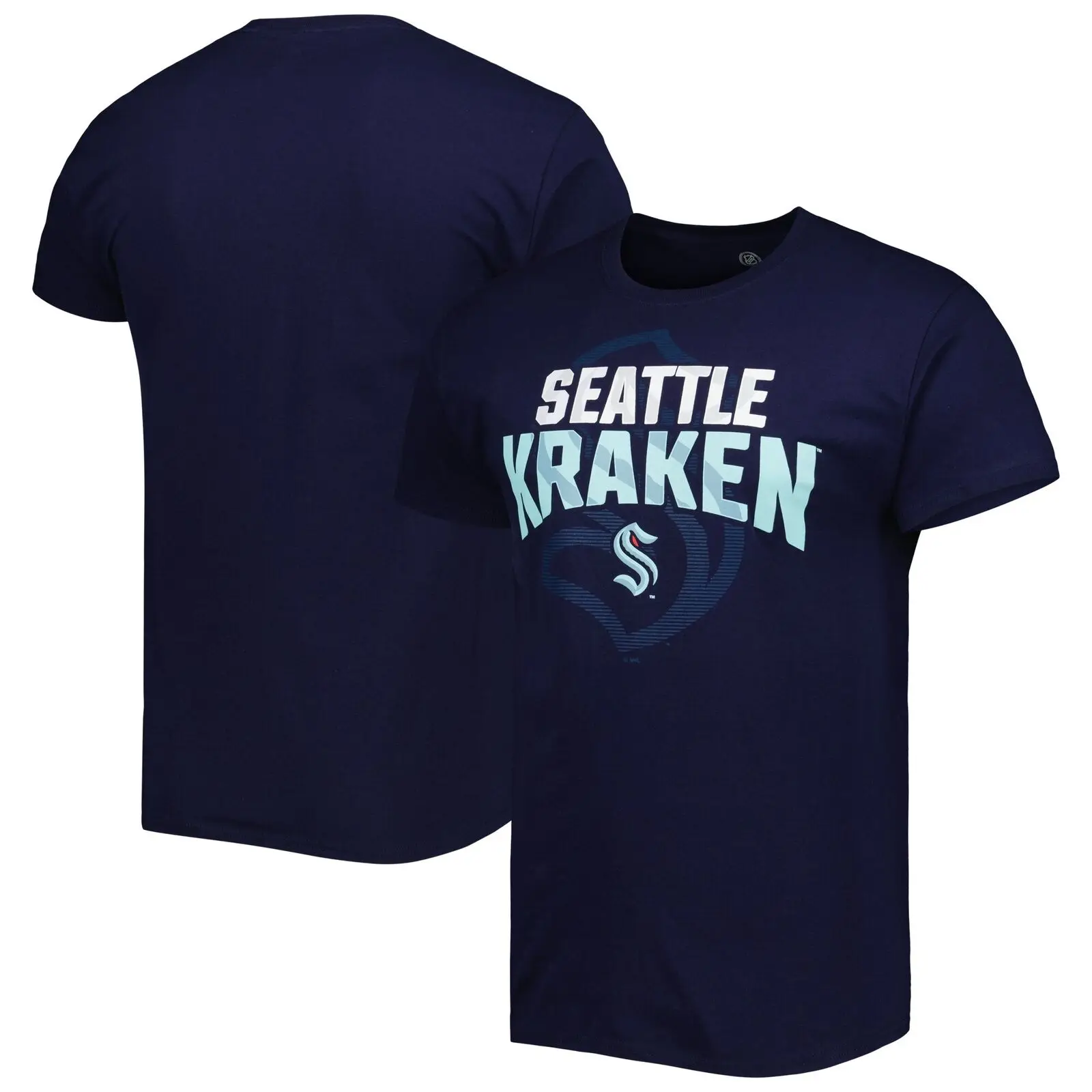 T-Shirt Da Uomo Deep Sea Blue Seattle Kraken Team