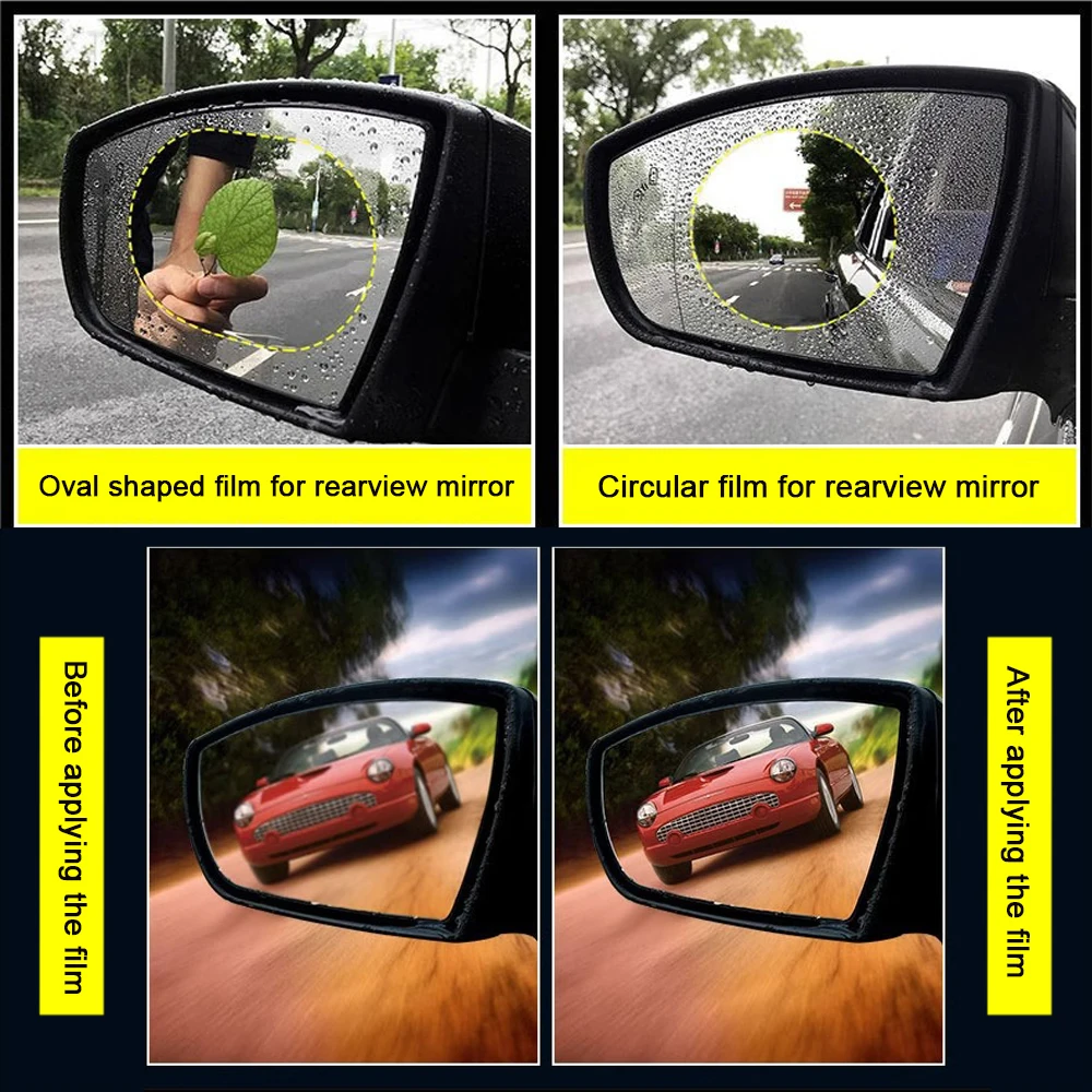 Waterproof Anti Fog Rearview Mirror Film for Cars