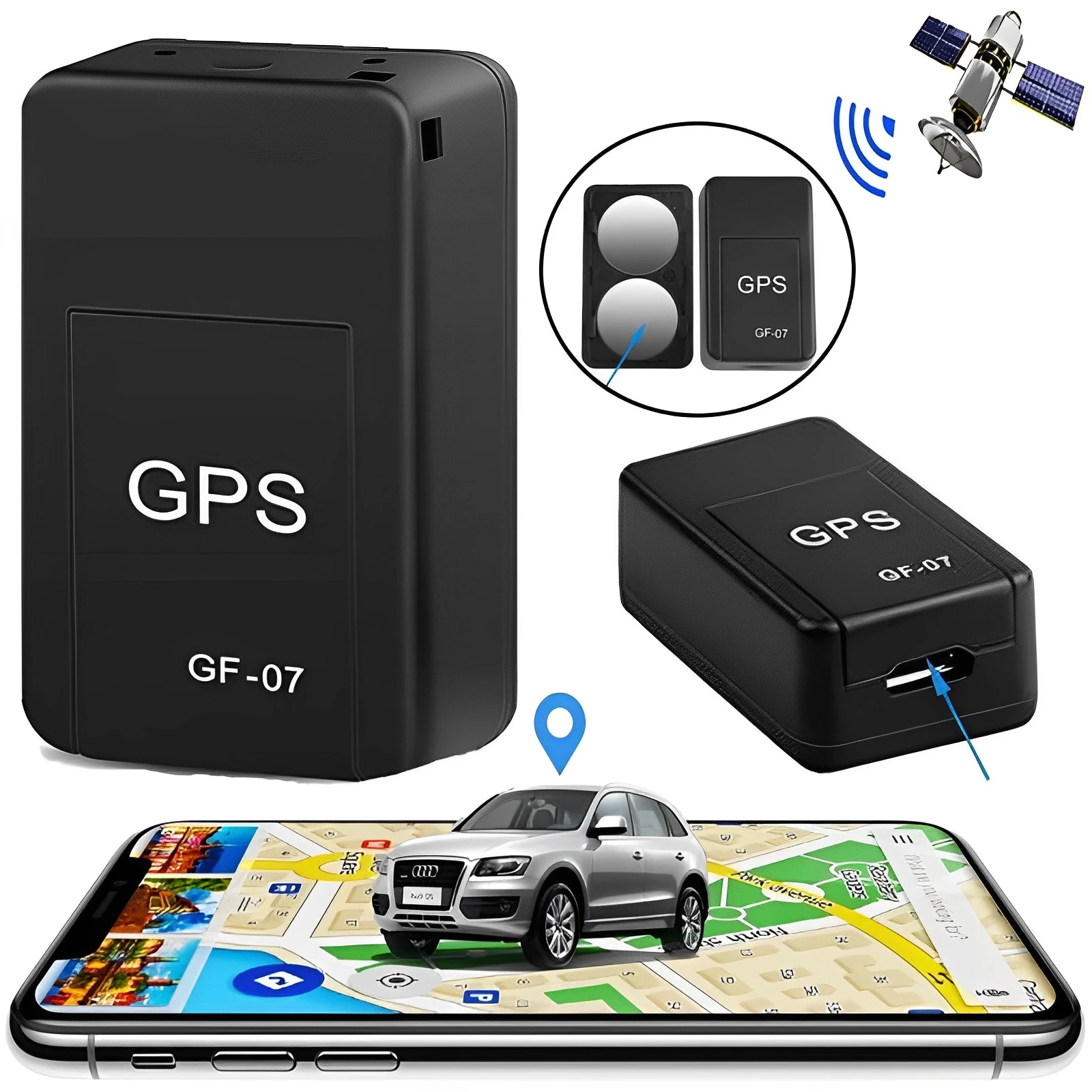 Mini Gf-07 Gps Car Tracker Real Time Tracking Anti-theft Anti-lost ...