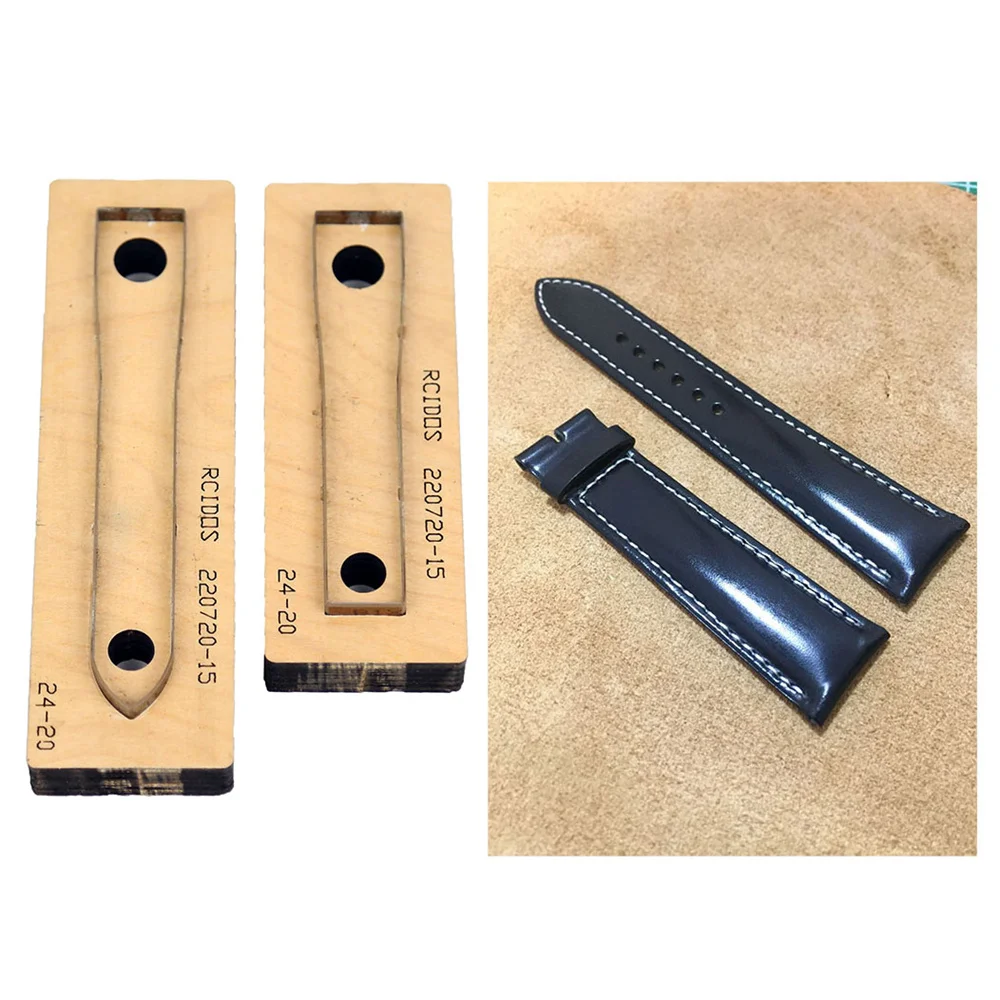 

Лазерный штамп RCIDOS в форме кожи под заказ, японское стальное лезвие, ремешок для часов «сделай сам», режущий штамп для кожаной и деревянной пластины