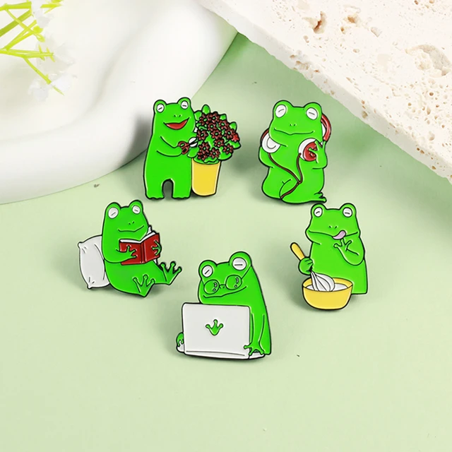 Broche de desenho animado divertido, broche de desenho animado de galinha  branca grande, mochila camisa acessórios de roupas com emblema - AliExpress