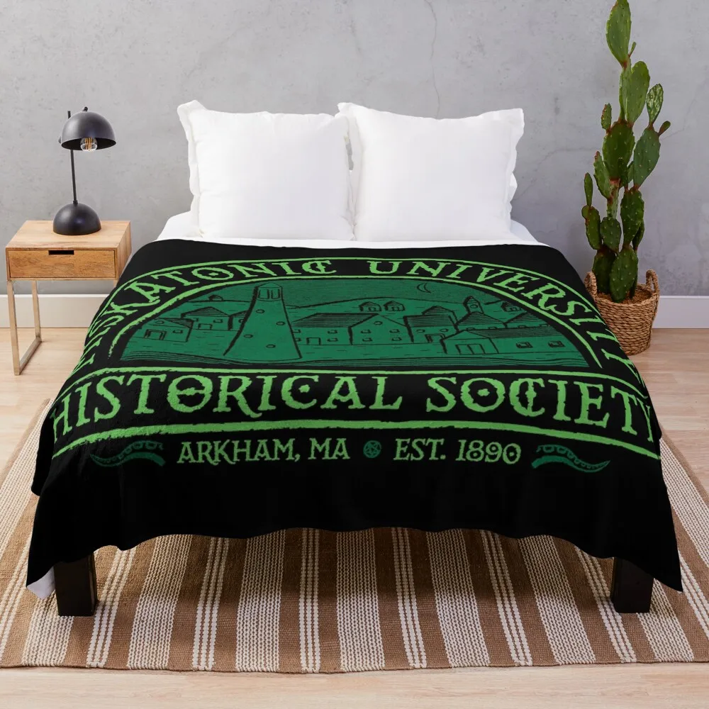 

Miskatonic Historical Society Throw Blanket Furry Blankets Blanket Luxury Kid'S Blanket Fluffy Shaggy Blanket