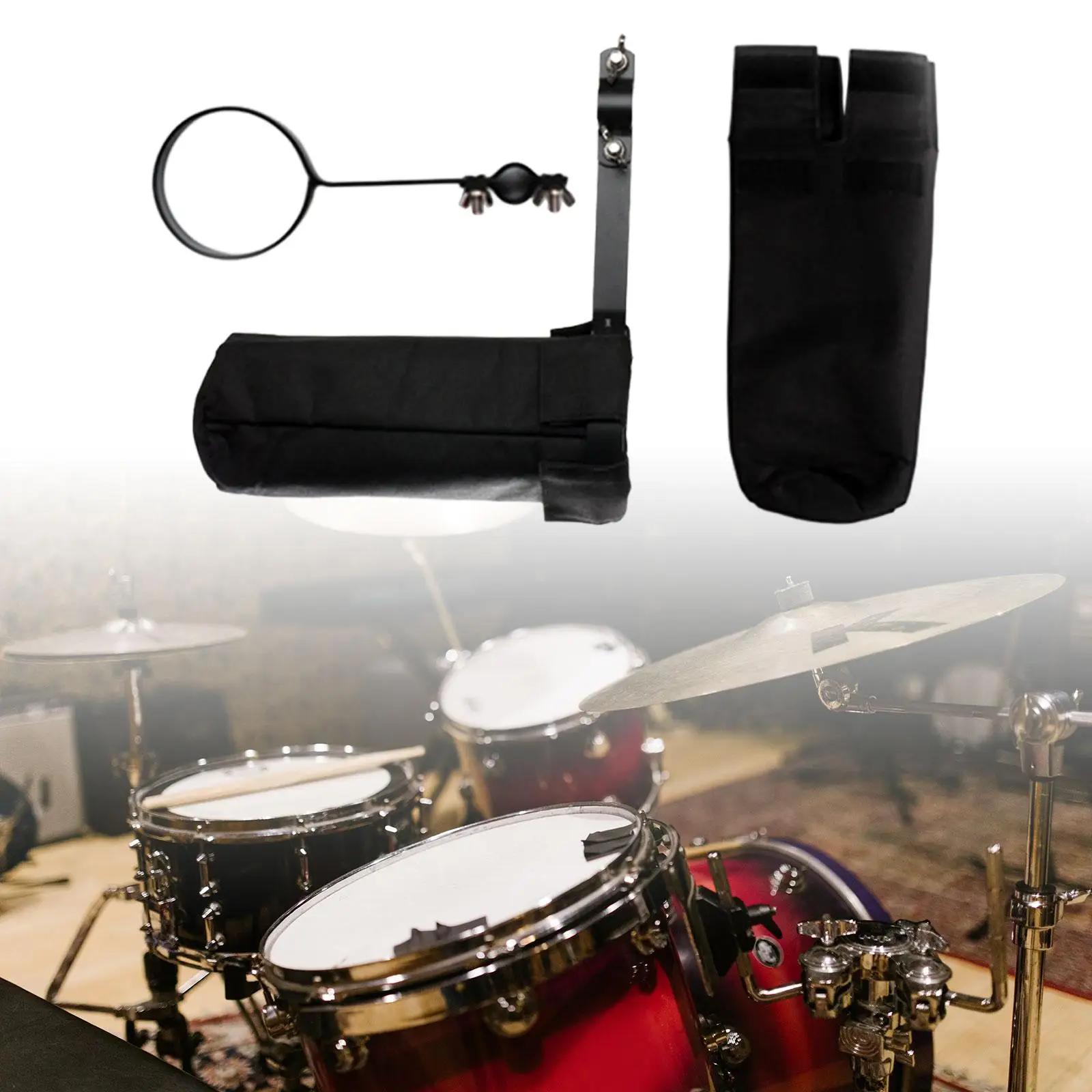 

Drumstick Bag Waterproof Thickened Cymbal Stand Pouch Studio Recording Room
