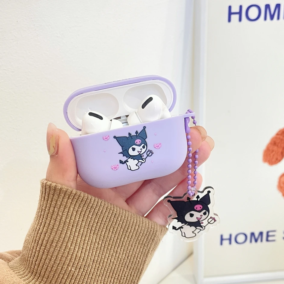 Airpods Pro2 用ケース　CASETIFY KUROMI Etui Kuromi na słuchawki Airpods Pro 2, fioletowe z małym