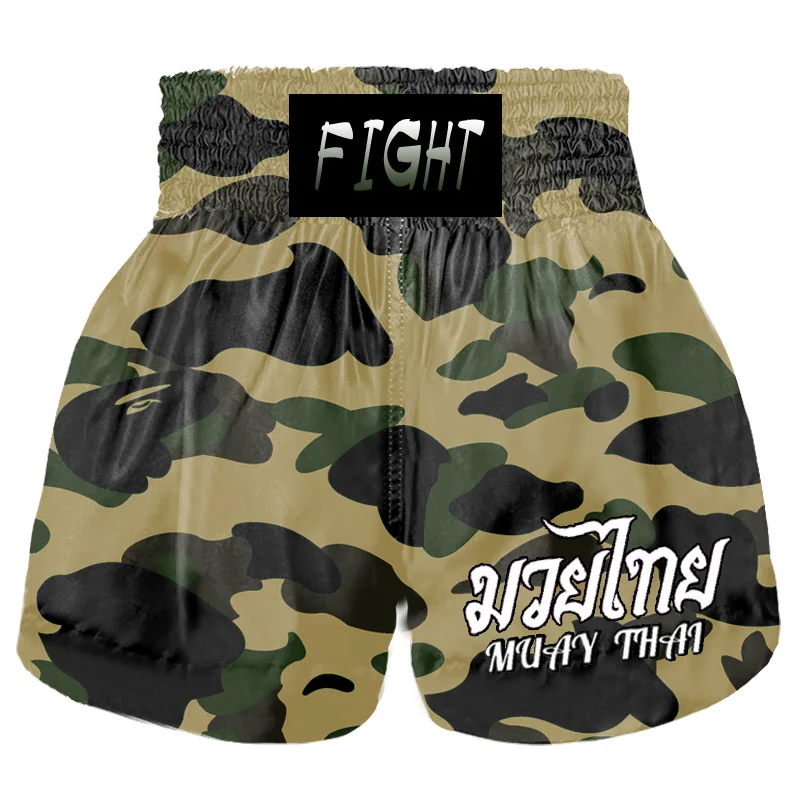 boxing shorts Sanda Kickboxing training beach shorts boxing pants MMA Men and women fitness Sports Muay Thai