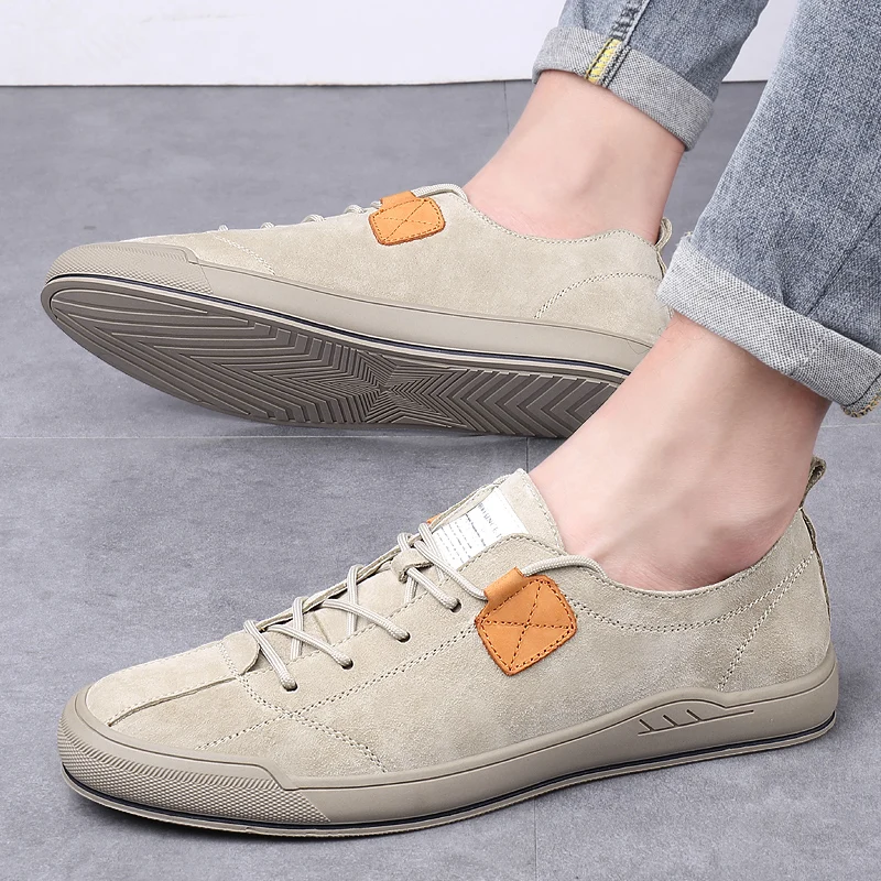 Sneakers Lace Up Luxury Design Spirng Autumn Comfortable Flats Casual For Men Breathable Mens Shoes_vogvips.com