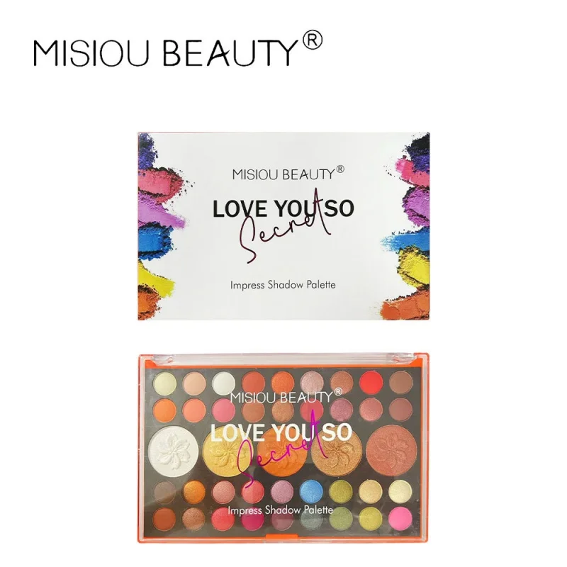 

Makeup European and American Halloween Christmas Earth Color51Color Shimmer Matte Multi-Color Eye Shadow Plate Genuine