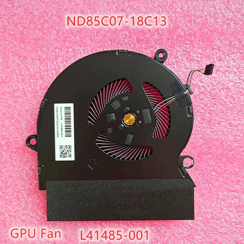 Original Novo Laptop Cpugpu Ventiladores de Refrigeração para hp Spectre X360 15-df Nd85c0718c13 Nd85c07-18c14 Tpn-q213 Ventilador L41485001 L41484-001 - Imagem 2