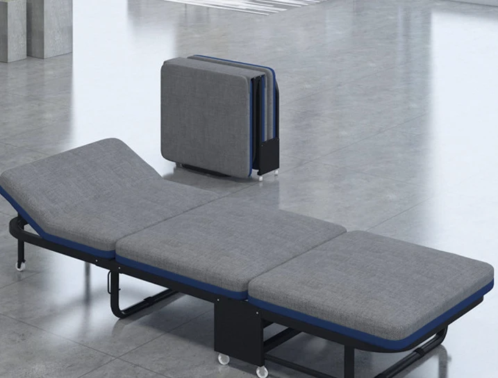 

Wholesale discount office folding bed single person lunch bed marching