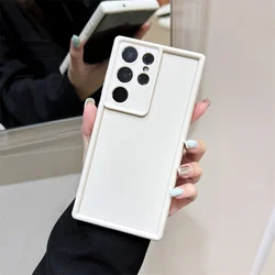 Premium Soft Silicone Shockproof Phone Case - Enhanced Protection Cover - S24 (Antique White)